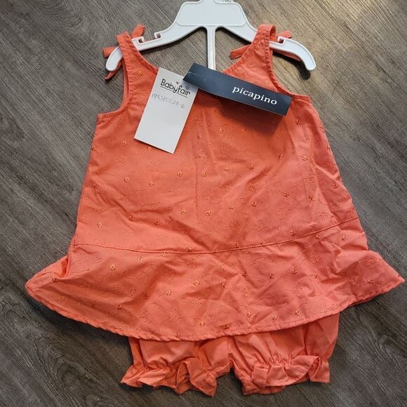 Picapino baby dress 2 piece set 18 M - Picture 3 of 6